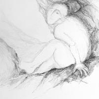 émergence 2 mine de plonb 2000 21 x 29,7