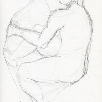 L'homme placentaire Mine de plomb 2002