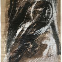 visage-technique mixte-