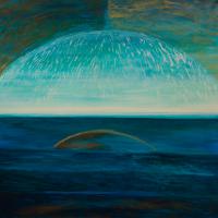 PETIT MATIN DU MONDE- huile sur toile- 